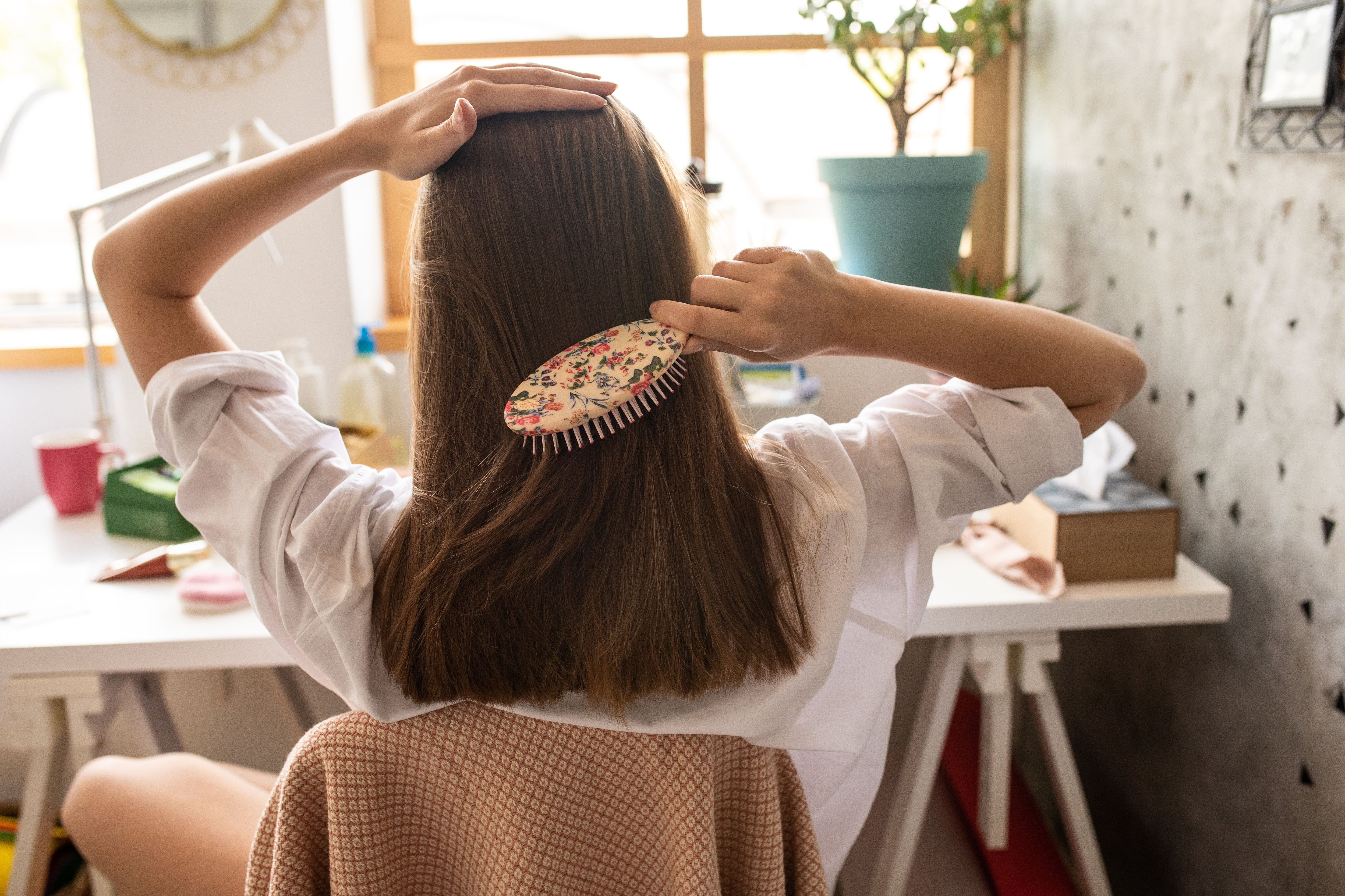 Para alisar el online cabello de forma natural