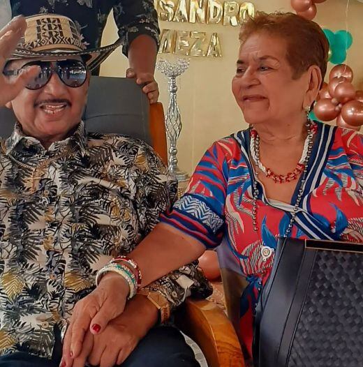 Lisandro Meza y Luz Domínguez duraron 66 años juntos.