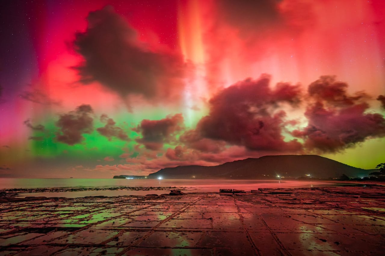 Así se vieron las auroras boreales en gran parte del mundo.