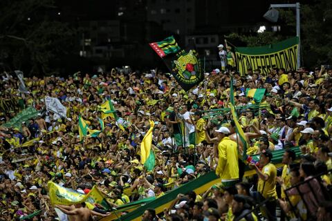 Atlético Bucaramanga, partido, hinchas