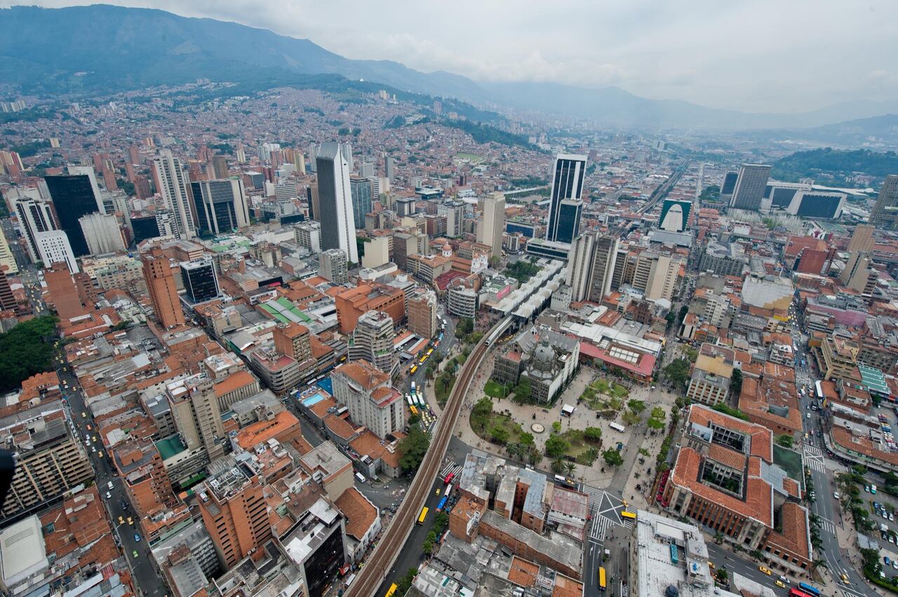 Panorámica de Medellín.