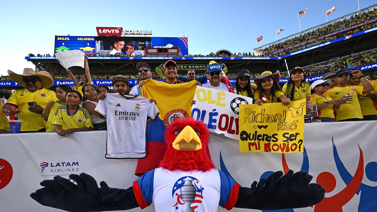 Hinchas colombianos Copa América 2024