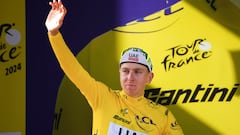 Pogacar: nuevo líder del Tour de Francia 2024.
