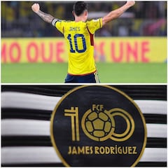James lucirá una banda de capitán que celebra los 100 partidos con la Selección Colombia