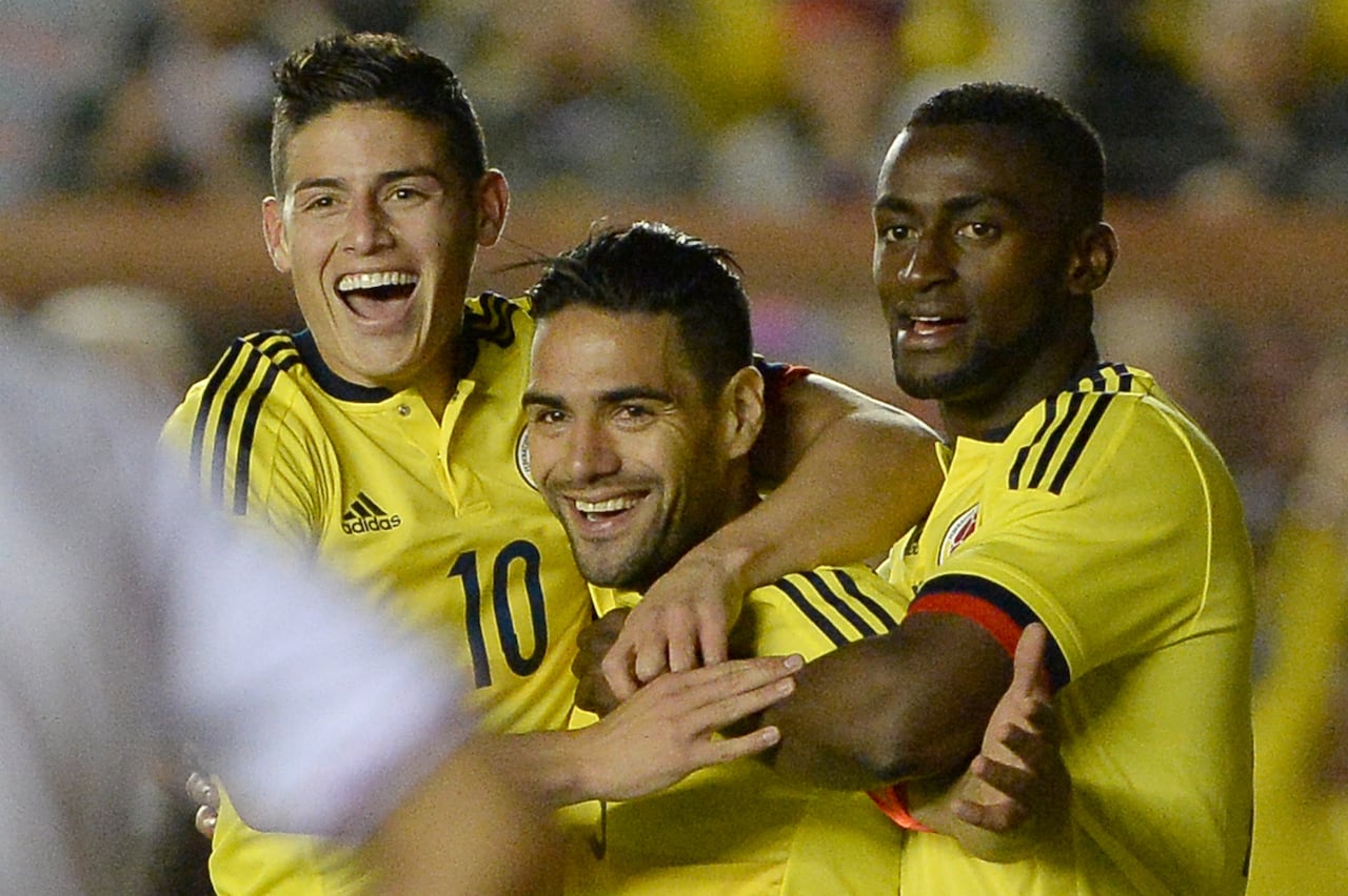 Imagen del amistoso entre Colombia y Costa Rica en 2015. El anotador del único tanto con el que 'la tricolor' venció a los centroamericanos fue obra de Falcao García.