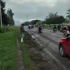 Accidente en la vía comunica los municipios de Ubaté y Zipaquirá habría dejado dos personas fallecidas.