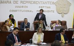 Comisión Séptima de la Cámara de Representantes inició el trámite en tercer debate del proyecto de reforma pensional