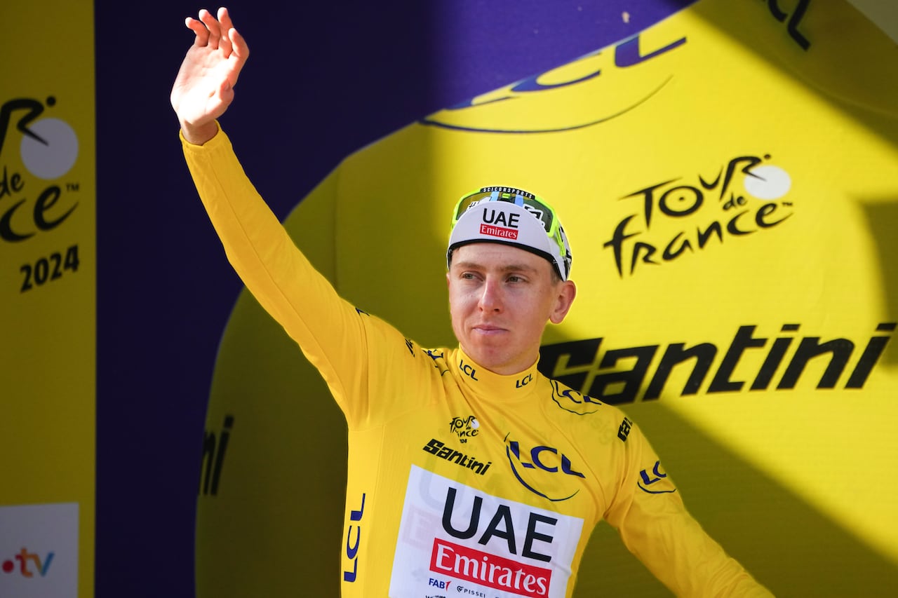 Pogacar: nuevo líder del Tour de Francia 2024.