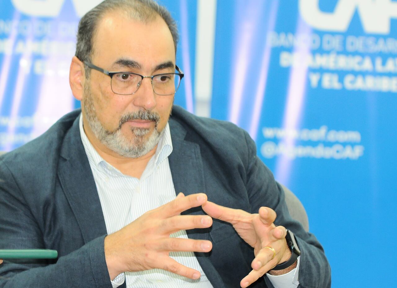 Cali: Economía, Sergio Díaz-Granados, presidente del CAF, Banco de desarrollo de América Latina y Caribe.