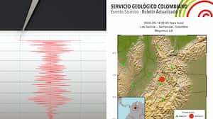 Los Santos, Santander, se ve sacudida por un temblor en horas de la madrugada este sábado 18 de mayo.