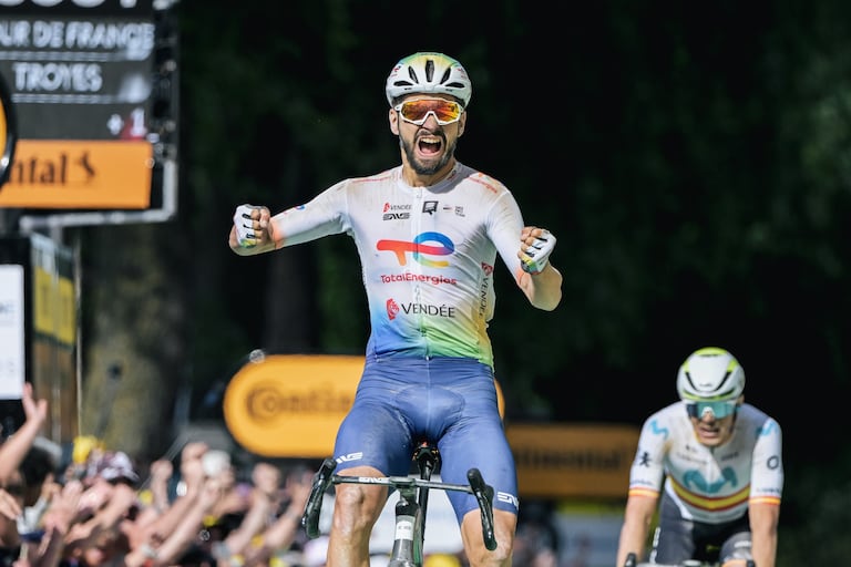 Anthony Turgis, ganó la etapa 9 del Tour de Francia. Foto organización del Tour de Francia.