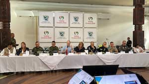 Reunión de seguridad en el marco de las elecciones regionales del próximo 29 de octubre.