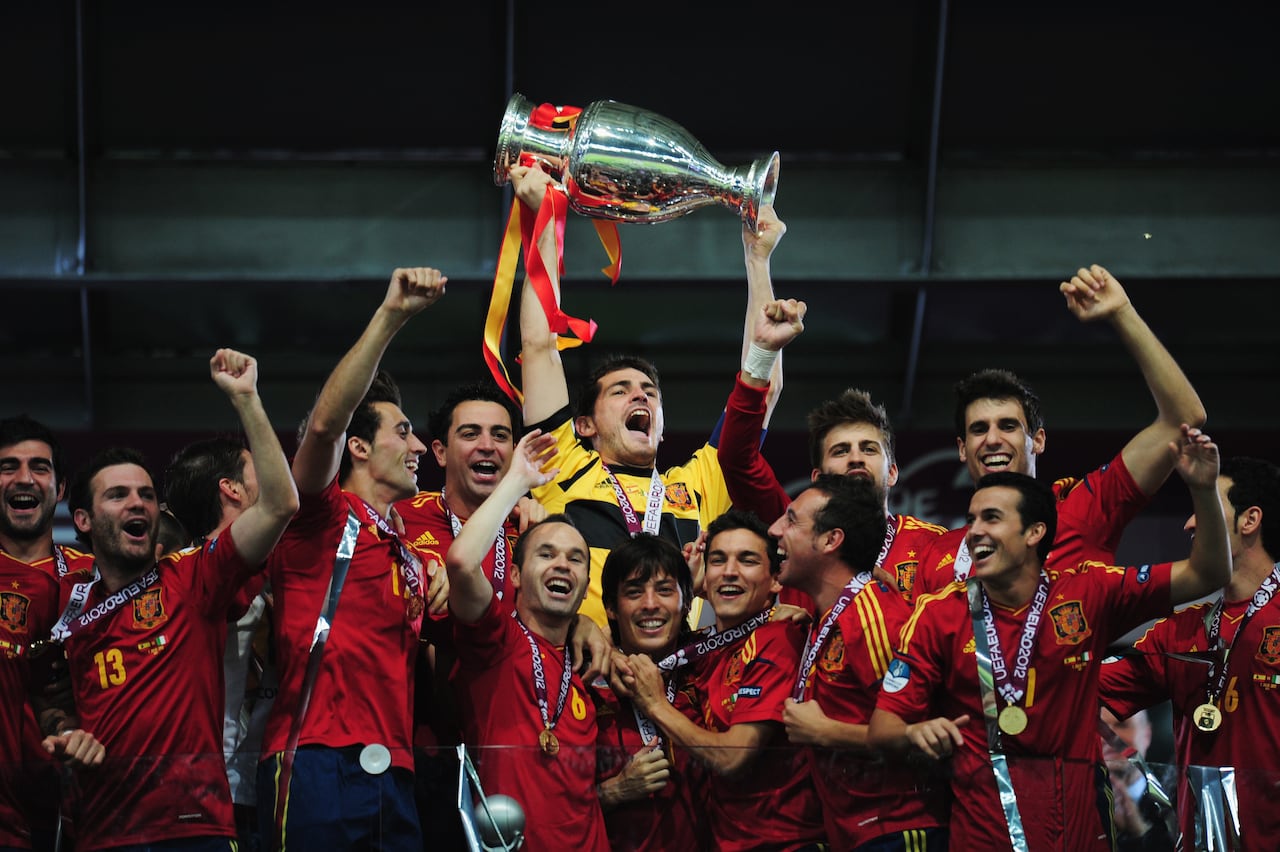 2012, el último año en que España ganó la Eurocopa (tres ediciones atrás).