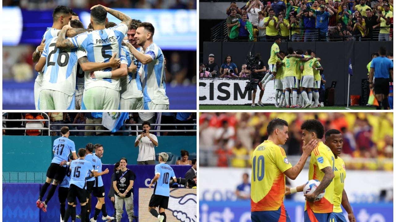 Argentina, Brasil, Uruguay y Colombia son los favoritos para ganar la Copa América 2024.