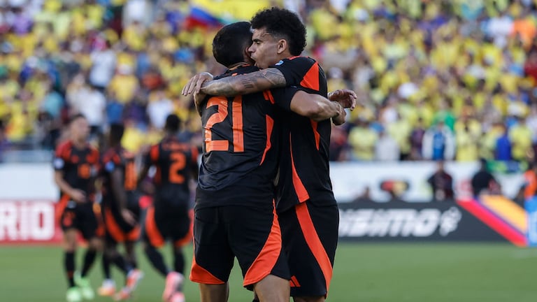 Selección Colombia ante Brasil en Copa América 2024