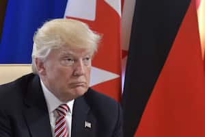 El presidente estadounidense, Donald Trump durante la cumbre del G7 en Taormina, Italia.