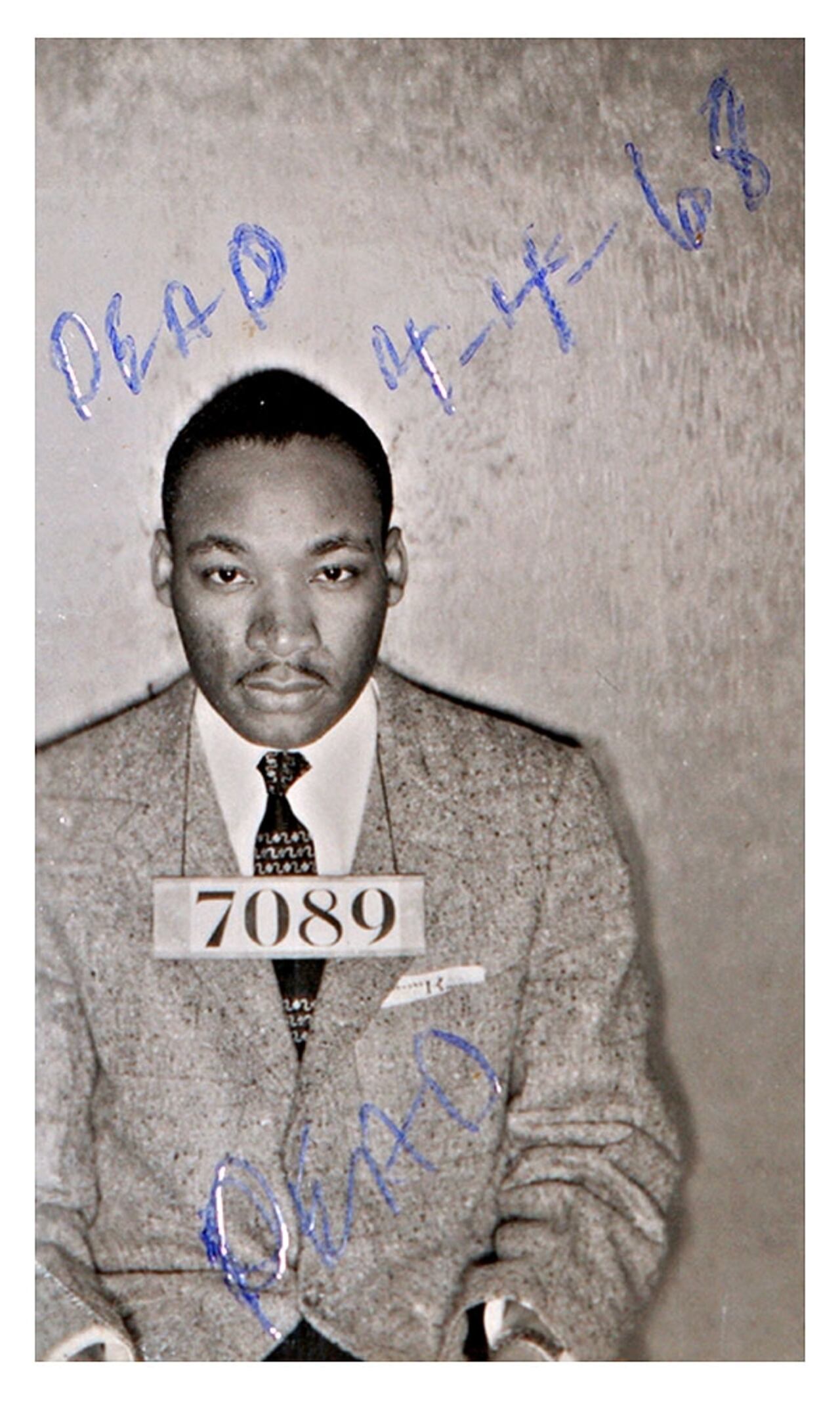 Ficha policial de Martin Luther King