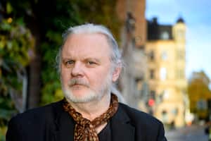 (FILES) Norwegian playwright Jon Fosse poses for a photo in Stockholm, Sweden on October 21, 2021. The Swedish Academy on October 5, 2023 awarded the Nobel literature prize to Norwegian playwright Jon Fosse, whose plays are among the most widely staged of any contemporary playwright in Europe. (Photo by Jessica Gow / various sources / AFP) / Sweden OUT