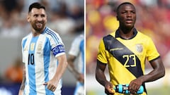 Argentina vs Ecuador.
