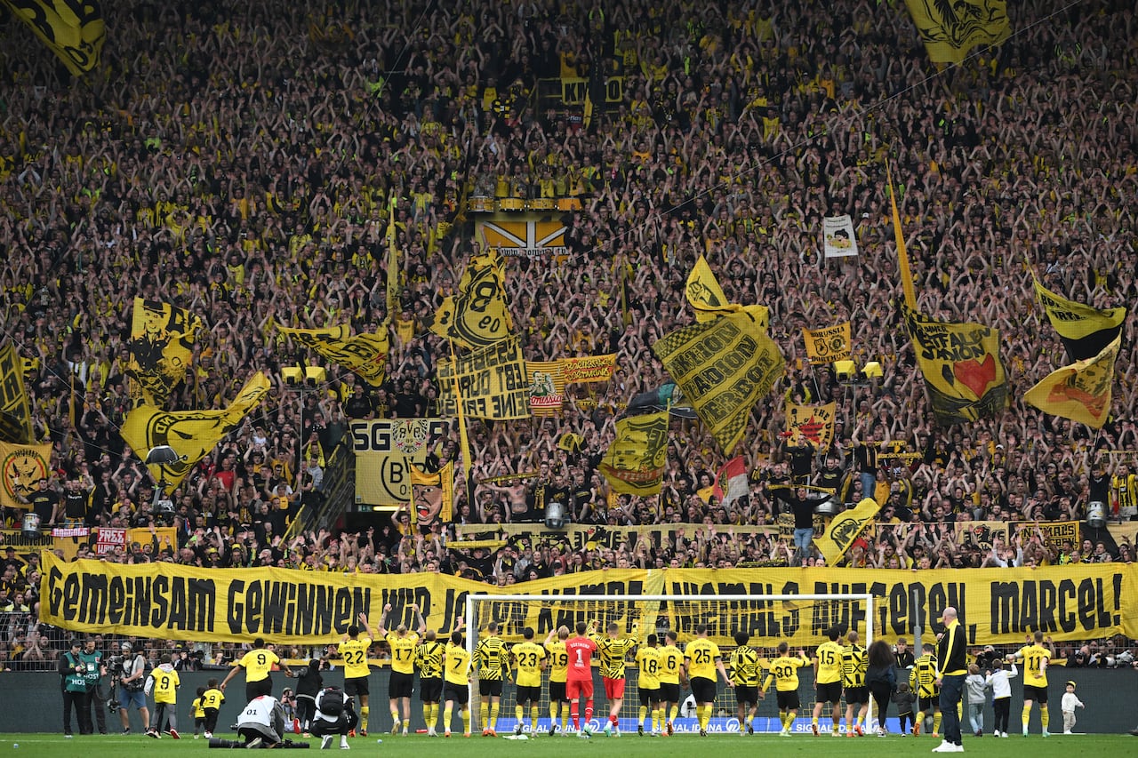 Imagen del partido entre Borussia Dortmund y Wolfsburgo - Bundesliga 2022-2023.