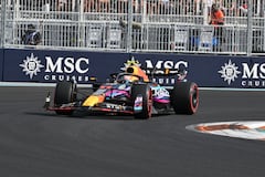 Imagen del mexicano Sergio 'Checo' Pérez en el Gran Premio de Miami 2023.