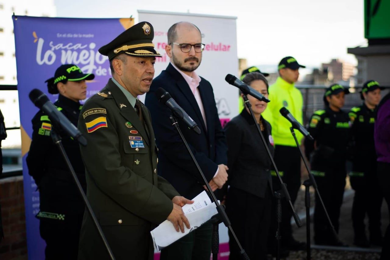 El coronel Herbert Benavides, comandante encargado de la Policía Metropolitana de Bogotá, reveló detalles del operativo de seguridad para la celebración del Día de la Madre.