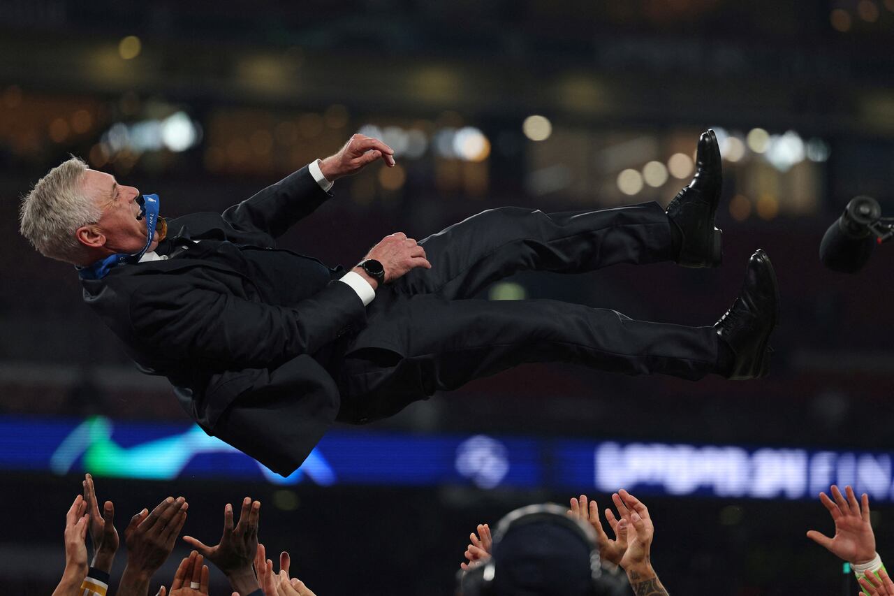 Carlo Ancelotti, técnico del Real Madrid campeón de la Champions League.