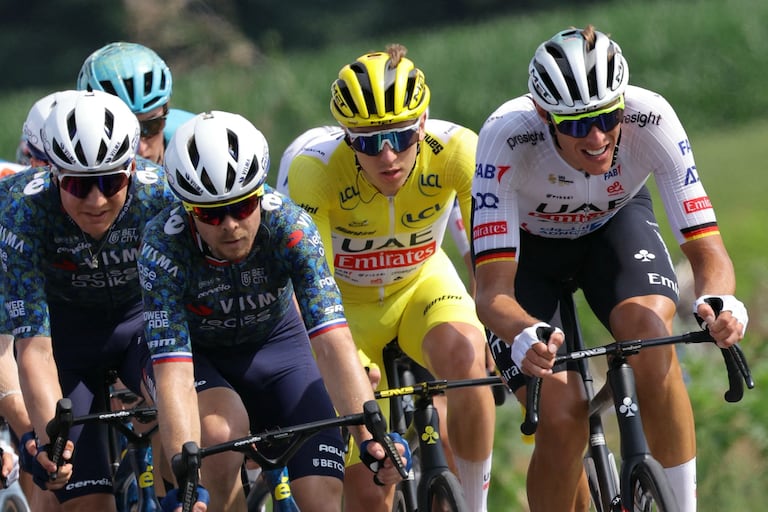 Tadej Pogacar durante la etapa 4 del Tour de Francia