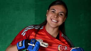 Catalina Pérez, arquera de la Selección Colombia.