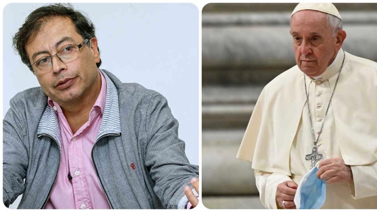 Gustavo Petro y el Papa Francisco