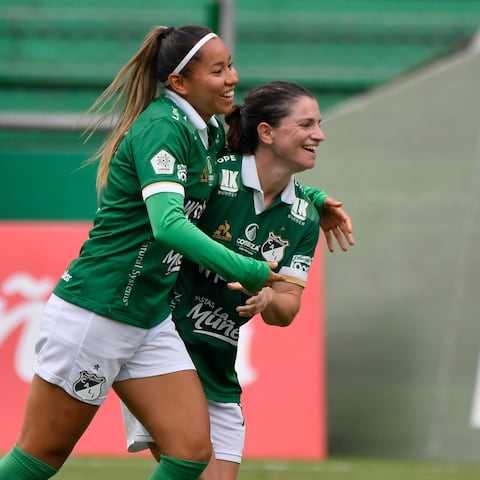 Imagen del partido entre Deportivo Cali y Atlético Bucaramanga, por la fecha 12 de la Liga Femenina 2023.