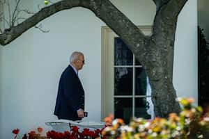Biden acortó un viaje de fin de semana a Delaware el sábado para regresar a Washington para consultas urgentes sobre Medio Oriente.