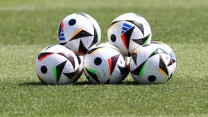 Balón oficial que se usa en la Eurocopa de Alemania 2024.