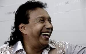 El cantante y compositor de vallenato Diomedes Díaz, quien murió en diciembre de 2013.
