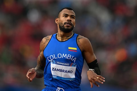 Anthony Zambrano en los Juegos Panamericanos 2023.