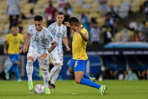 Imagen del último partido entre Brasil y Argentina en el Maracaná.