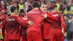 Turquía celebra el 3-1 sobre Georgia en la Euro 2024.