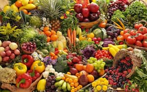 frutas y verduras.