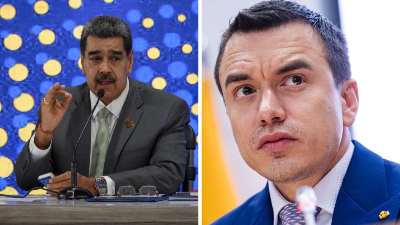 Nicolás Maduro amenaza a Daniel Noboa.
