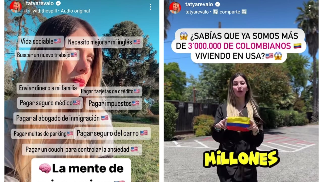 Taty Arevalo como se hace llamar en redes sociales da consejos para los migrantes. @Tatyarevalo