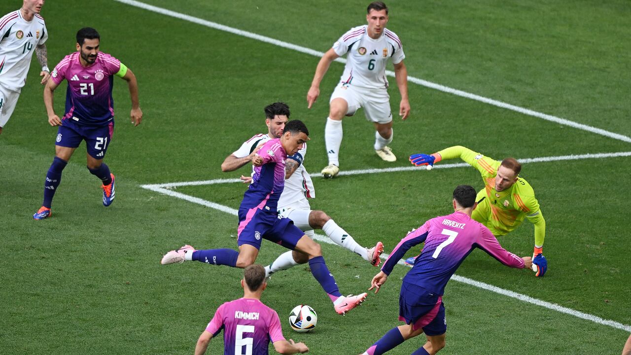 Imagen del duelo entre Alemania y Hungría por la fecha 2 de la Euro 2024.