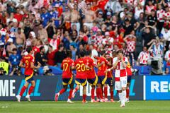 España sorprende y goleó a Croacia