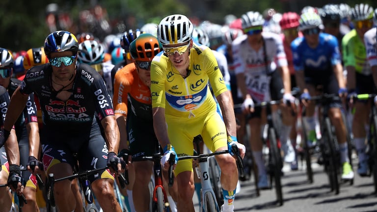 Imagen de la segunda etapa del Tour de Francia 2024, este domingo 30 de junio.