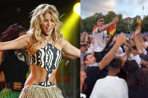 Alemanes celebran con canción de Shakira en la Eurocopa 2024