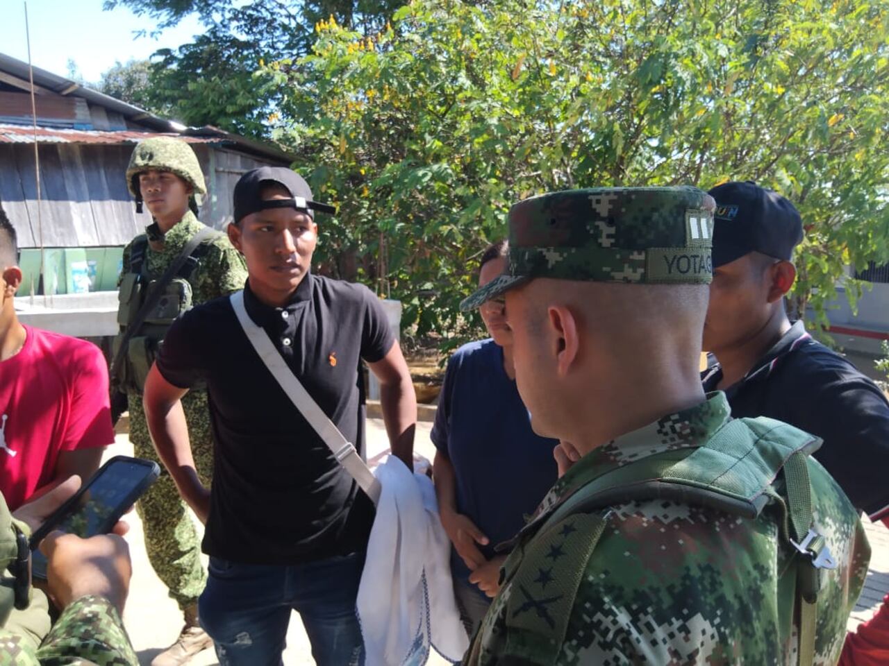El soldado profesional Fabián Melo, fue secuestrado junto a su esposa y su hija de brazos en el Caquetá.