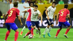 Imagen del duelo entre Colombia y Costa Rica por la Copa América 2016 (triunfo de 'los ticos' 3-2).