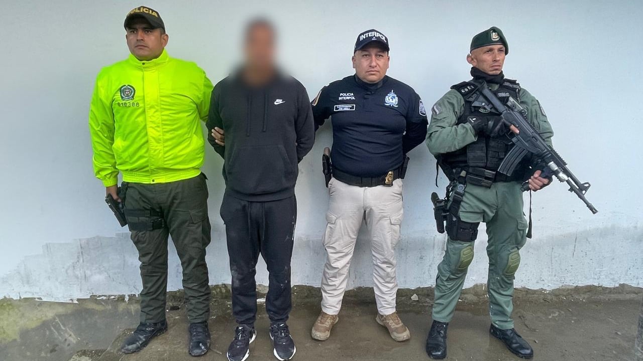 El hombre fue capturado en un municipio del Quindío.
