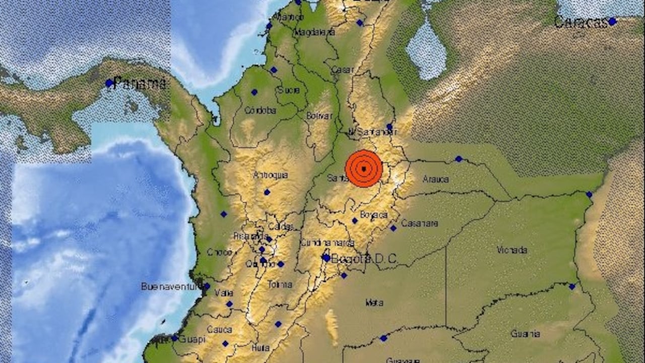 El temblor de este miércoles, 17 de agosto, tuvo como epicentro El Calvario, Meta.