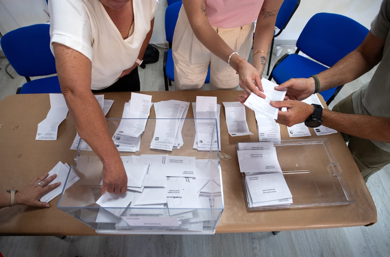 Los españoles acudieron a las urnas este domingo para las elecciones europeas.