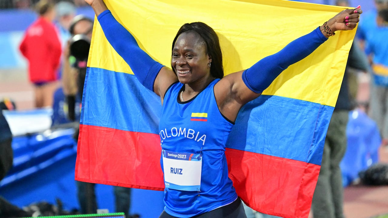 La vallecaucana Flor Ruiz ganó su primer oro panamericano en el lanzamiento de jabalina